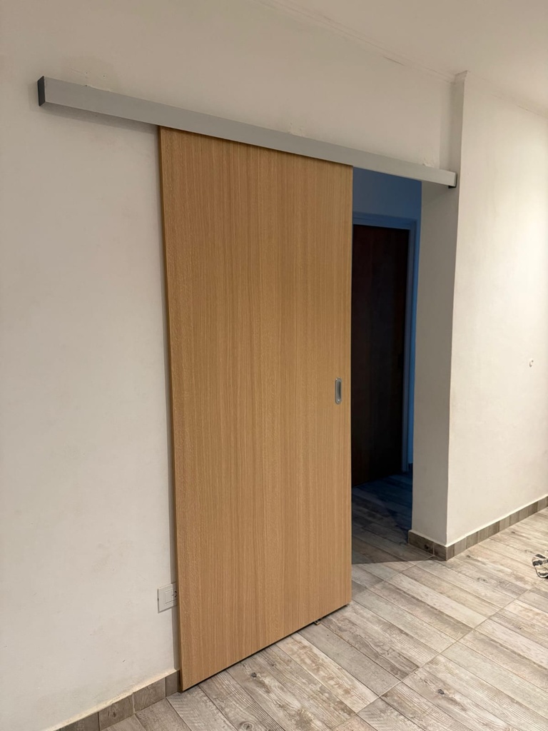 Puerta Interior Corrediza Guia Exterior 090x200