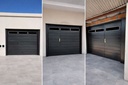 Porton levadizo Manual de chapa 300x208 plegado/puerta de escape/ Lucera superior/sin vidrio 
