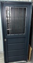 Puerta Chapa 18 085x205 festonado horizontal 1/2 Reja 