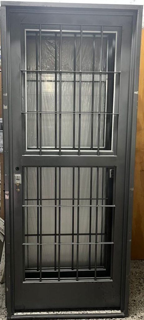Puerta Reja de 085x205 hierro 12