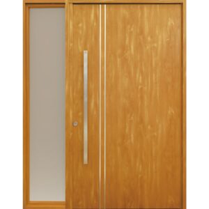 Pivotante Deluxe Wood +Paño fijo con detalles 176x226