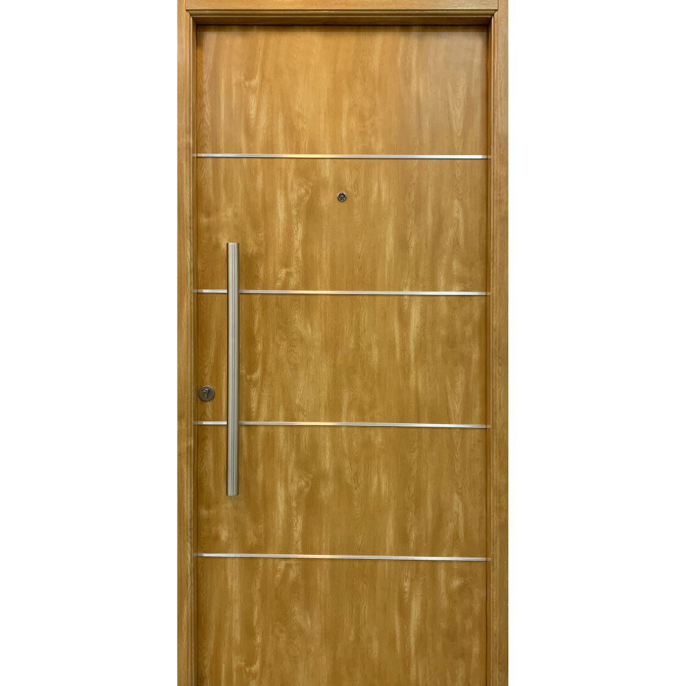 Puerta Deluxe Wood  100x220 de alto con detalles