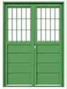 Portada doble hoja chapa 18 de 162x205 1/2 reja