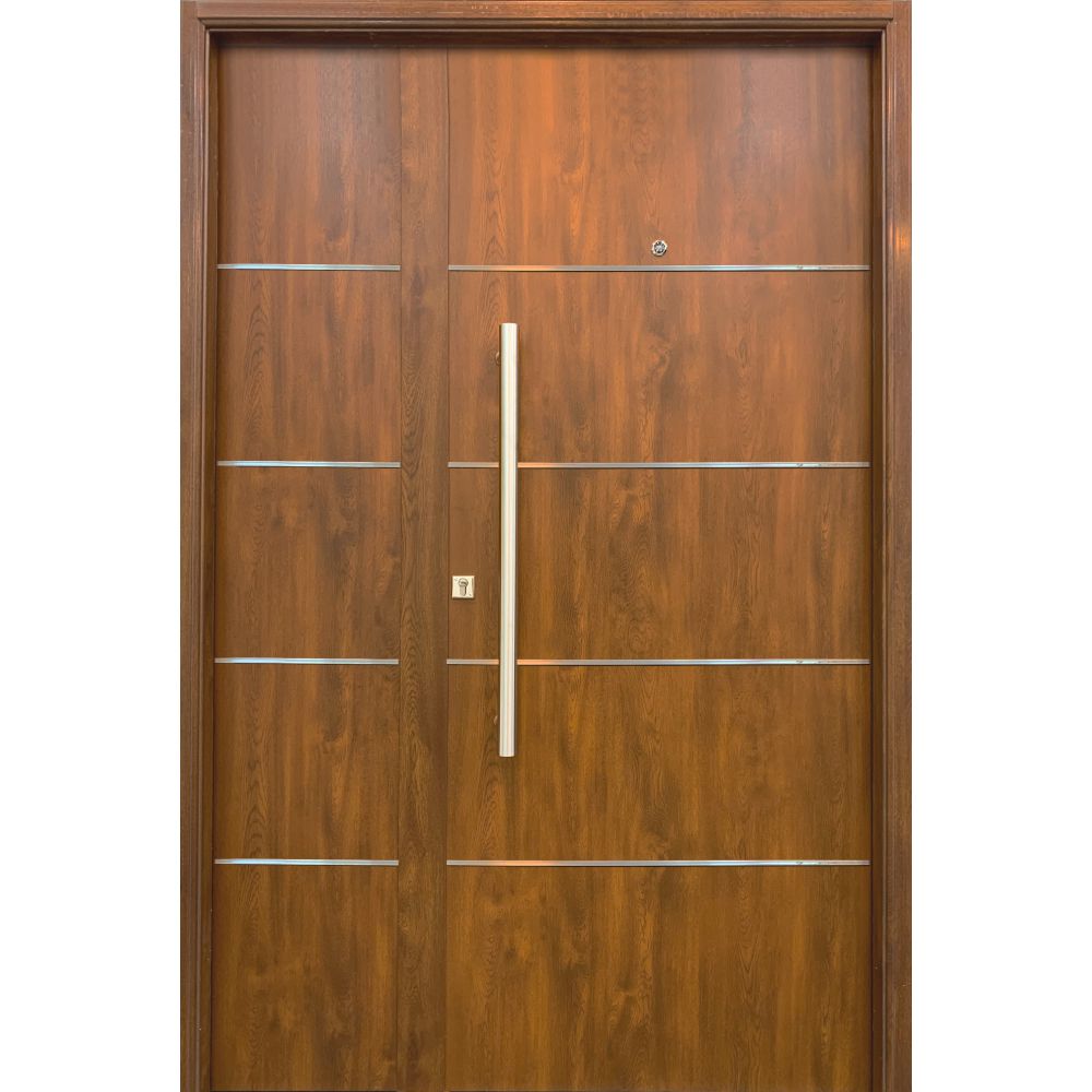 Puerta y media 132x205 con detalles ciega Cod. DR/DN087