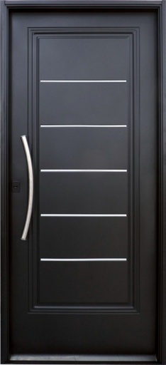 Puerta Semipremium 088x205 Inyectada con apliques S100  
