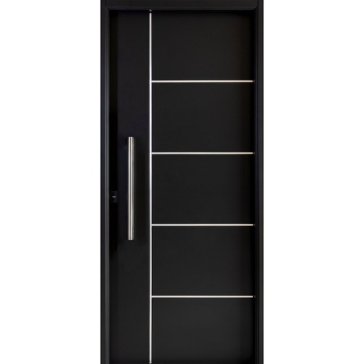 Puerta Semipremium 0,88x2,05 Negro S590