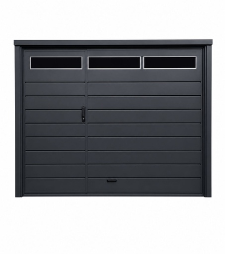 Porton levadizo Manual de chapa 300x208 plegado/puerta de escape/ Lucera superior/sin vidrio 